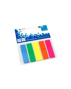 Info Page Markers film 12x44mm, 5 couleurs