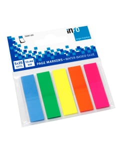 Info Page Markers film 12x44mm, 5 couleurs