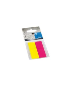 Info Page Markers 20x55mm, 2 couleurs rouge/jaune 25 flles