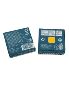 Info Notes 75x75mm Z-Notes 100 vel geel recycled met Blauwe Engel certificaat