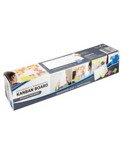 zelfklevende Kanban planner 8 vel van 30x50,8cm incl 3 blok sticky notes