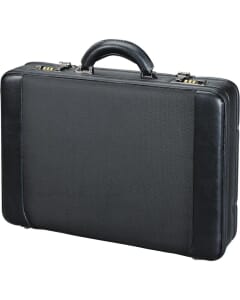 Laptop attaché koffer Alumaxx MODICA. Zwart kunstleer.