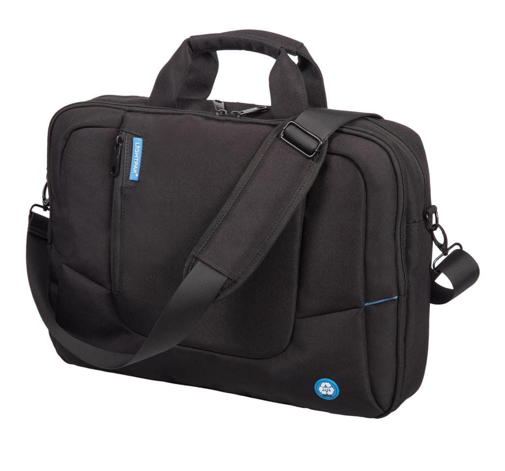 Laptoptas RPET Lightpak zwart