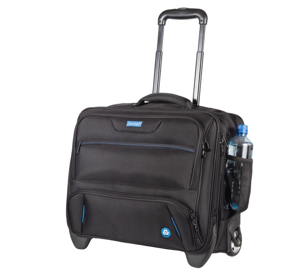 Laptoptrolley RPET Lightpak zwart