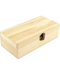 Hobbybox grenenhout Kangaro ongelakt, 21x10x6,2 cm