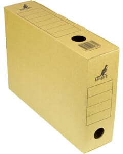 Archiefdoos Kangaro golfkarton A4 32x23x8cm, 25 stuks