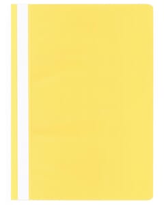 Snelhechtermap Kangaro A4 PP geel (20 krimp à 5 stuks)