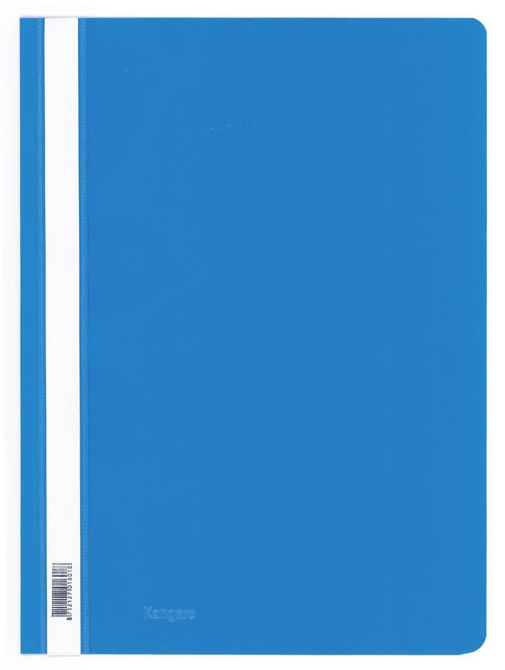 Snelhechtermap Kangaro A4 PP blauw, krimp á 25 stuks