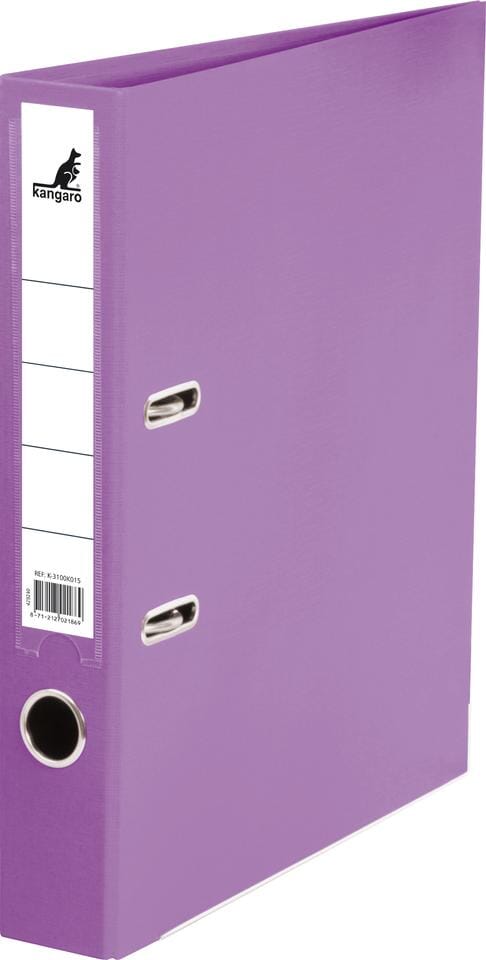 Ordner Kangaro A4 2 rings PP/Papier 50mm violet