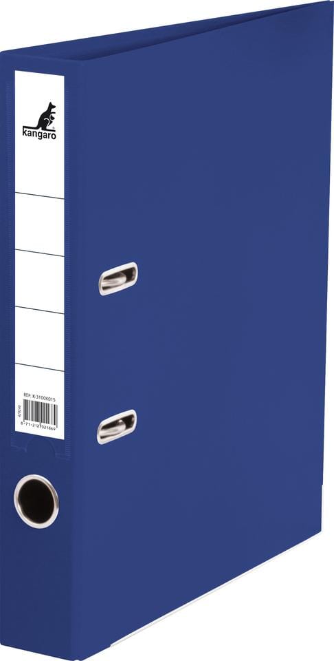 Ordner Kangaro A4 2 rings PP/papier 50mm donkerblauw