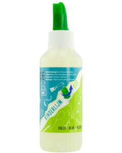 Kinderlijm Eco Kangaro 100 ml fles met lijmspatel groen