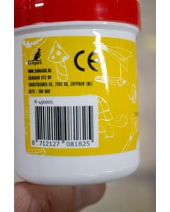 Plaksel Kangaro 150 g witte Dextrine in pot met spatel