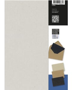 Papierblok Kangaro A5 3x12 vel 3 kleuren, grijs, bruin en zwart. 220 grams papier FSC.