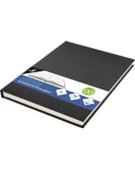 Dummyboek Kangaro A5 blanco 80 vel, zwart linnen kaft