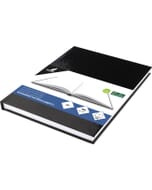 Dummyboek Kangaro A5 zwarte harde cover 80 blad 100 grams blanco papier