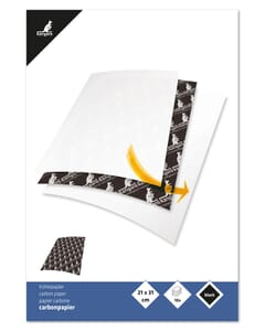 Carbonpapier Kangaro A4 21x31cm 10 vel zwart