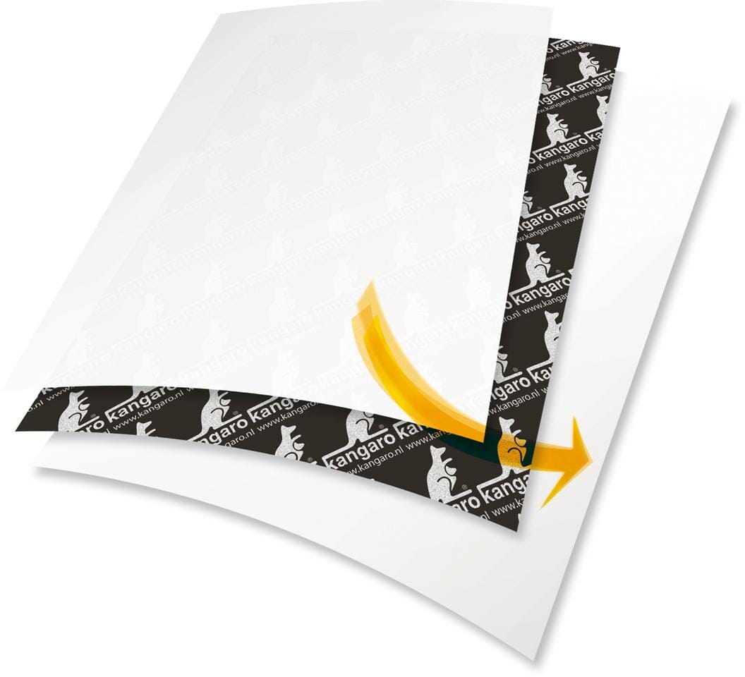 Carbonpapier Kangaro A4 21x31cm 10 vel zwart