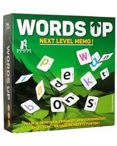 Words Up Next level memo! woordspel van Karaqtergames