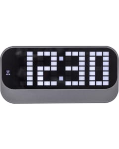 NeXtime - Horloge de table  Ø 17.5 cm - ABS  Noir  'Loud Alarm'