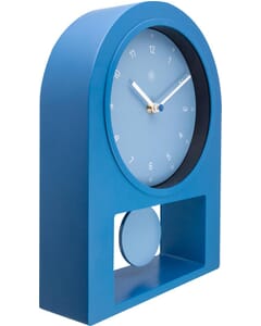 nXt - Horloge de table - 30 x 20 cm - Plastique - Pétrol - 'Swing Table'