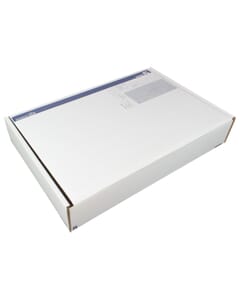 Postpakketdoos 5 Raadhuis 430x300x90mm bedrukt 5 stuks
