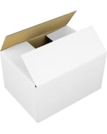 Verzenddoos Raadhuis 285x190x100mm EB-golf wit