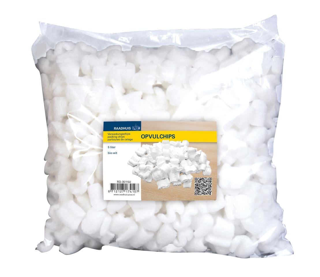 opvulchips Raadhuis wit 5 liter