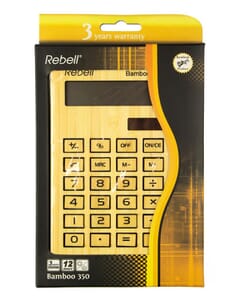 Calculator Rebell BAMBOO 350WB hout