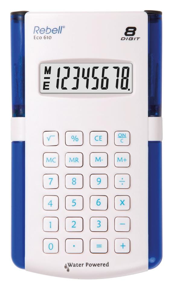Calculator Rebell ECO 610 WB wit