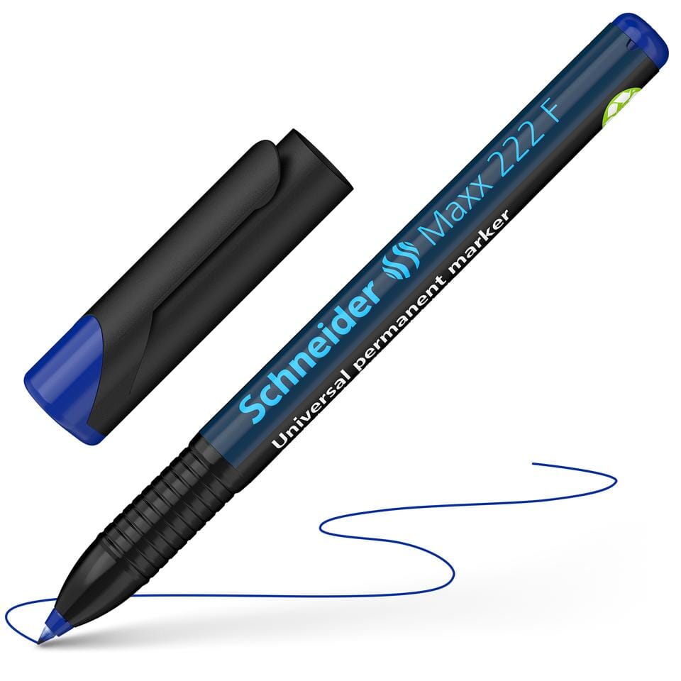 Universele marker Schneider Maxx 222 F permanent blauw