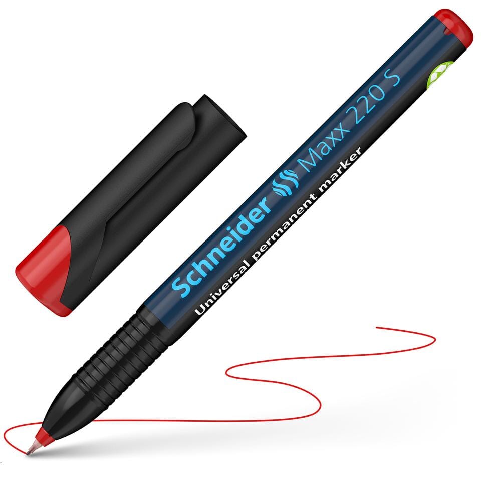 Universele marker Schneider Maxx 220 S permanent rood