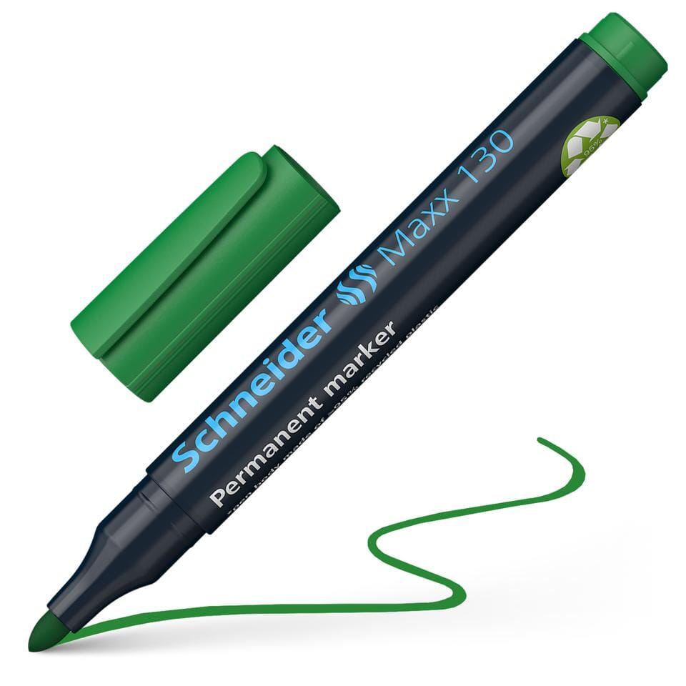 Marker Schneider Maxx 130 permanent ronde punt groen