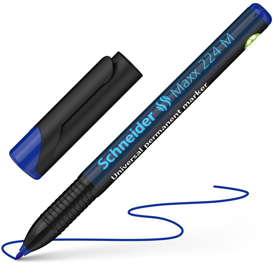 Universele marker Schneider Maxx 224 M permanent blauw