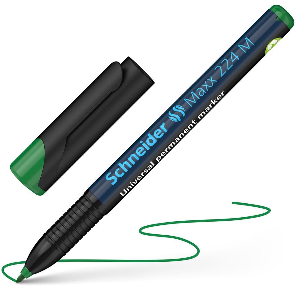 Universele marker Schneider Maxx 224 M permanent groen