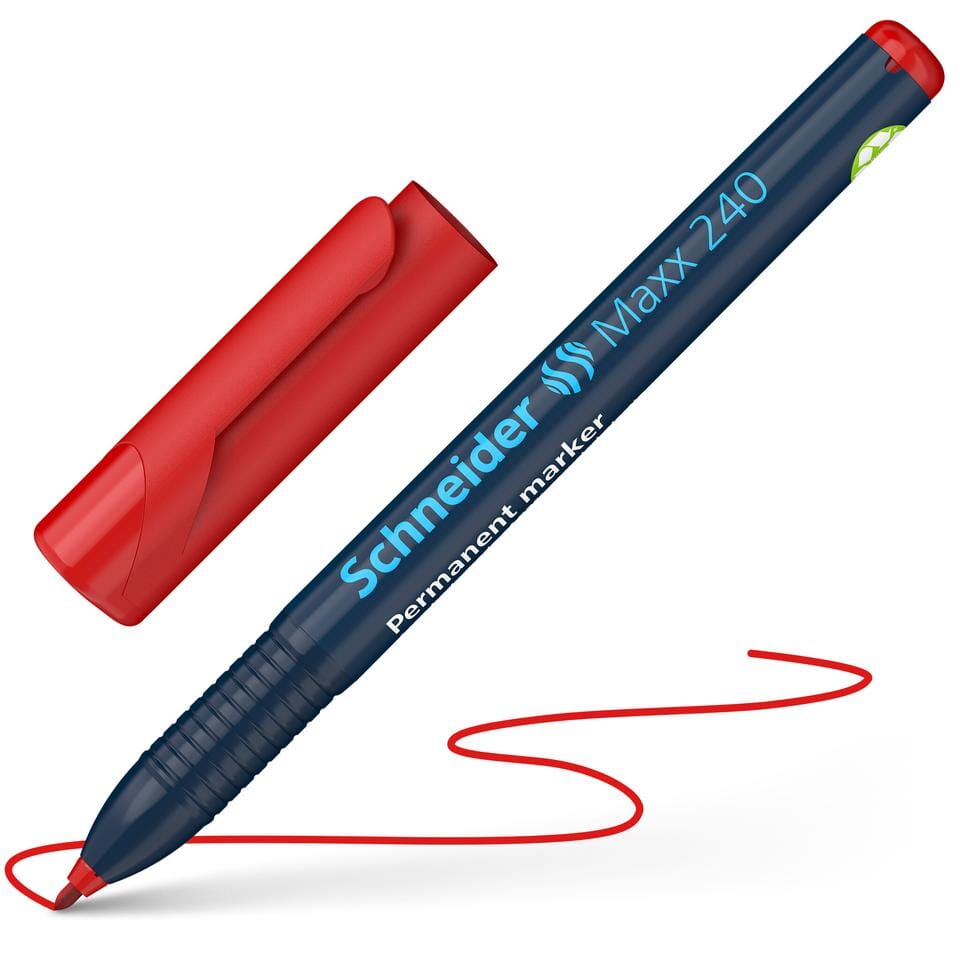 Marker Schneider Maxx 240 permanent ronde punt rood