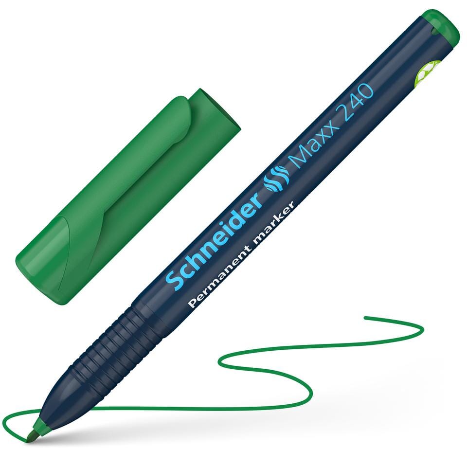 Marker Schneider Maxx 240 permanent ronde punt groen