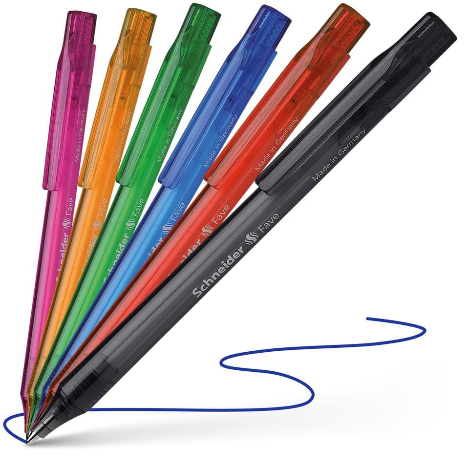 Balpen Schneider Fave M assorti kleuren