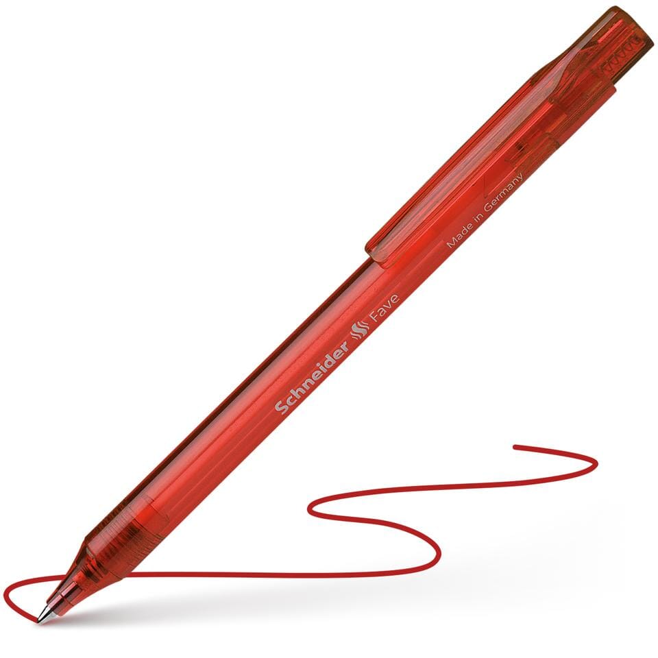 Balpen Schneider Fave M rood