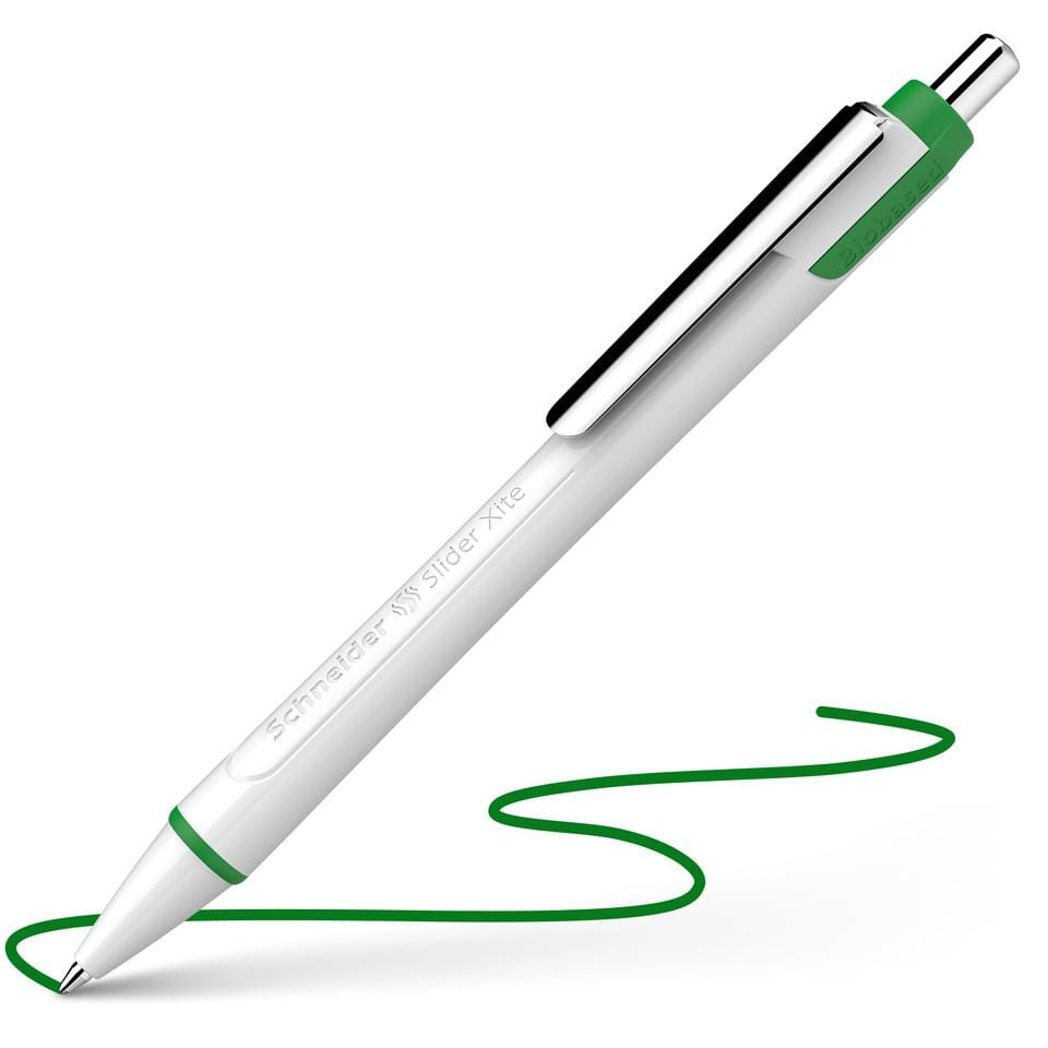 Balpen Schneider Slider Xite XB 1,4mm wit-groen