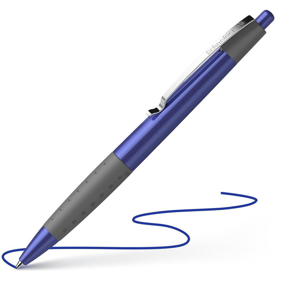 Balpen Schneider Loox softgrip blauw