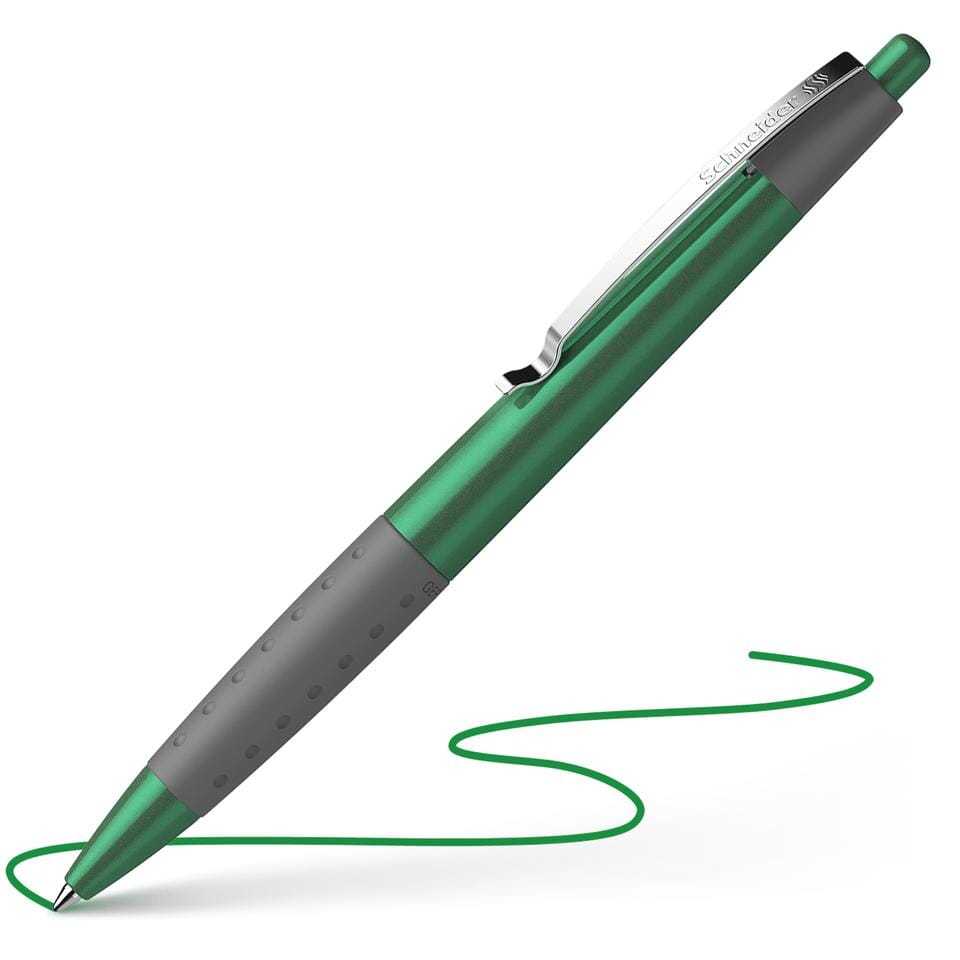 Balpen Schneider Loox softgrip groen