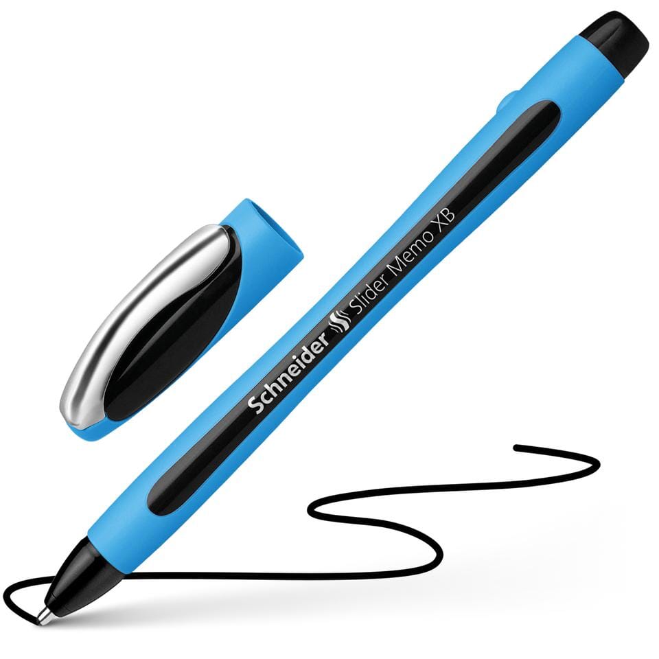 Balpen Schneider Slider Memo XB 1,4mm kogelbreedte zwart