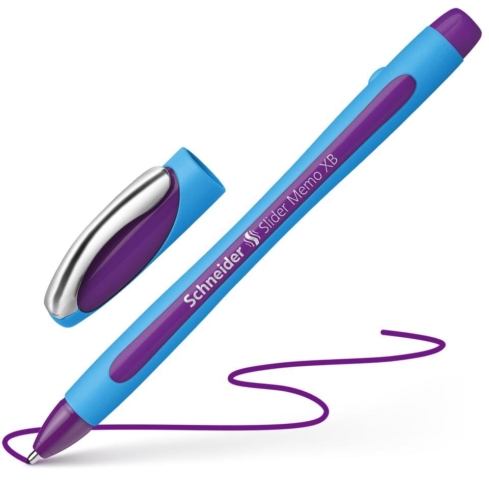Balpen Schneider Slider Memo XB 1,4mm kogelbreedte violet