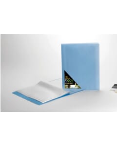 Album de présentation Seco bleu 10 pochettes biodégradable, 50 micron