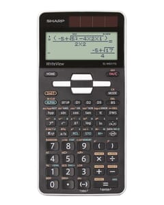 Calculator Sharp ELW531TGWH wit wetenschappelijk write view