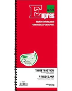 Order/commissieboekje Sigel Expres met carbon 2x50 blad