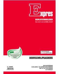 Doorschrijfkasboek Sigel Expres met BTW kolom A4 2x50 blad