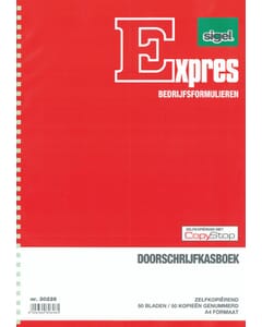 Doorschrijfkasboek Sigel Expres A4 2x50 blad met spiraal