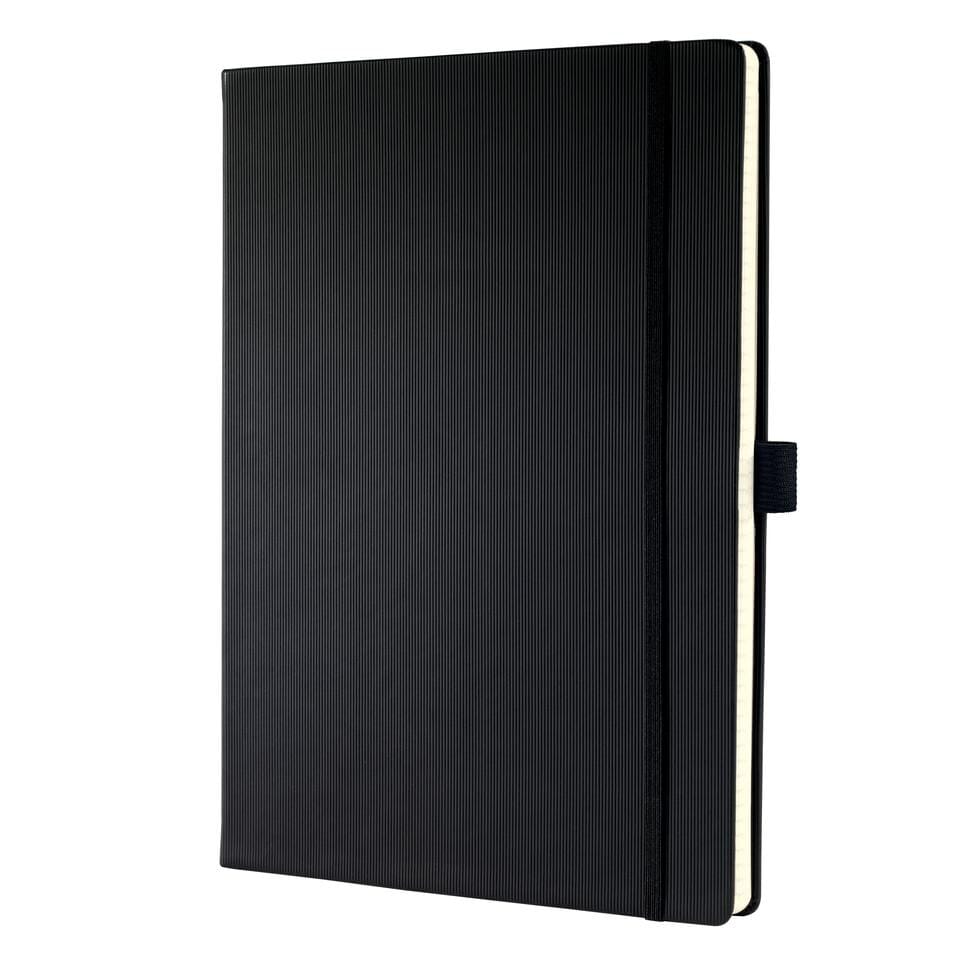 Notitieboek Conceptum A4 zwart hardcover punt-gelijnd