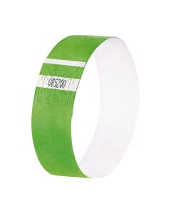 Bracelets d'identification Sigel super soft 255x25mm vert néon 120 pcs
